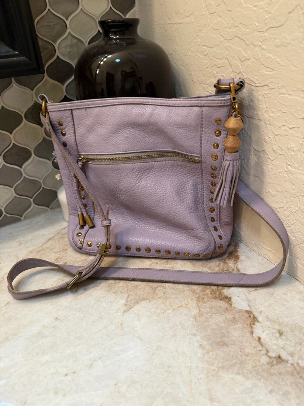 The Sak “Sutton” collective lavender crossbody